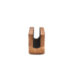 NIRMAN Laptop Stands Acacia Wood Vertical Laptop Stand for Desk Suitable for laptops Gaming Laptops, IPad, Tablets (8" x 2.3" x 2.5")