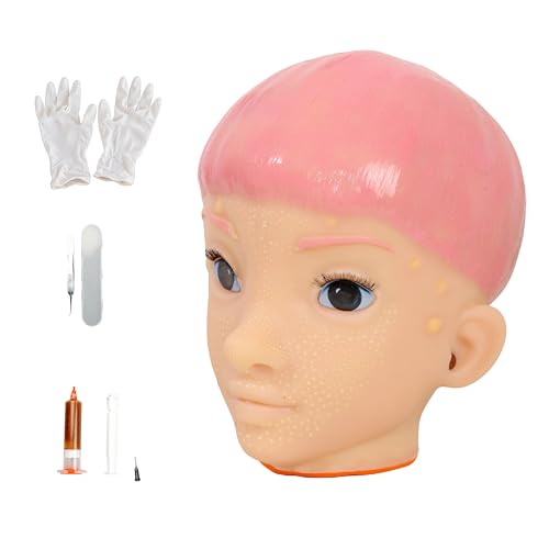 brenzo 2026 Adult Stress Relief Desk Figure with Refillable Popping Feature & Detail Cleaning Tool – Reusable Sensory Fidget Decor for Office, Home & Workspace (Pink Hair) - style: G-pink