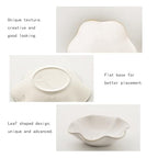 Ceramic Ring Dish, Jewelry Dish Holder, Small Trinket Tray Plate for Earrings Rings Necklaces Keys, for Mom Friend Sister (White Surface) - color: White Surface