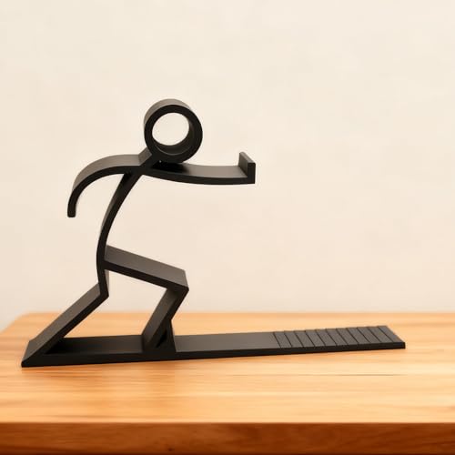 Cute Metal Bookends Decorative, Stylish Decor Book Shelf, Office or Home Book Holder, Durable Home & Office Organizer, Study Room Art Decor for Office School Library Bedroom, Book Lovers Gift