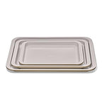 OXO Good Grips Non-Stick Pro Ceramic Coated Metal Bakeware 3-Piece Sheet Pan Set – Biscuit - color: Biscuit, size: 3-Piece Set