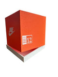 Shoebox-Style Planter Pot (Orange and White) Indoor Outdoor Usage