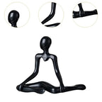 2X Artistic Reflection Statue, Abstract Home Decoration