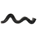 Bloomingville Marble Wave Double Taper Candle Holder, Grey - color: Gray