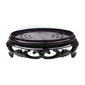 Hapivida Plant Stand, 6.8in Round Vase Base Plant Riser Flower Pot Display Stand Plant Rack Holder Planter Tray Furniture Indoor Outdoor for Desktop Counter Room