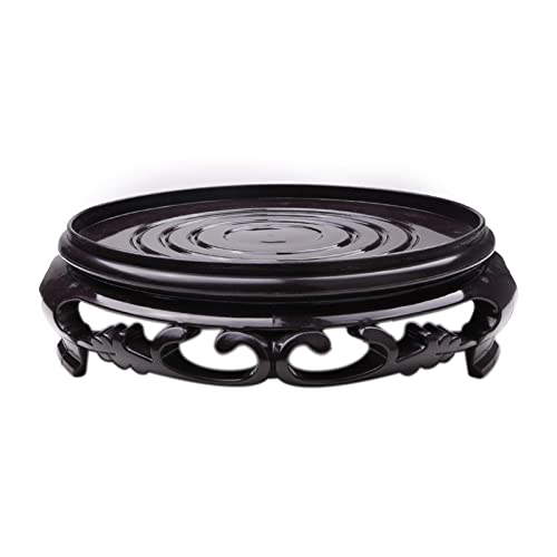 Hapivida Plant Stand, 6.8in Round Vase Base Plant Riser Flower Pot Display Stand Plant Rack Holder Planter Tray Furniture Indoor Outdoor for Desktop Counter Room