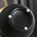 Modern Ceramic Vase, Matte Black Boho Vase, Minimalist Pampas Clay Vases for Wedding Dinner Living Room Office Bedroom, Table Centerpieces - color: 1 Black Vase