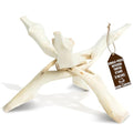 Alternative Imagination Wooden Tripod Display Stand - 8-Inch Hand Carved Holder Made from Mango Wood -Folding Natural Stand for Abalone Shell, Crystal Ball, Key Bowl,Trinket Dish, Incense,Decor & More - size: 8 Inches