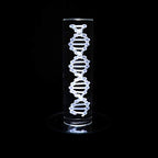 LED Black Display Base- Crystal Glass Art Statue Merchandise Display Stand-White Light Display Stand Powered by 3 AAA Batteries （Pack of 2） - color: A-white Light Black Base