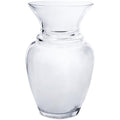 Royal Imports Glass Flower Vase Clear Modern Decorative Centerpiece Urn Wide Mouth Classic Everyday Rose Gathering Wedding Table Bouquet Holiday-Stripes