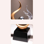 Statue Decorations Office Living Room TV Cabinet Wine Cabinet Decoration Porch Crafts Light Luxury Desktop Ornaments Home Decor Object