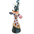 Blowing Bubble Art Vase, Animal Face Vase, Modern Home Decor Vase (No Plants) - Giraffe - color: Giraffe
