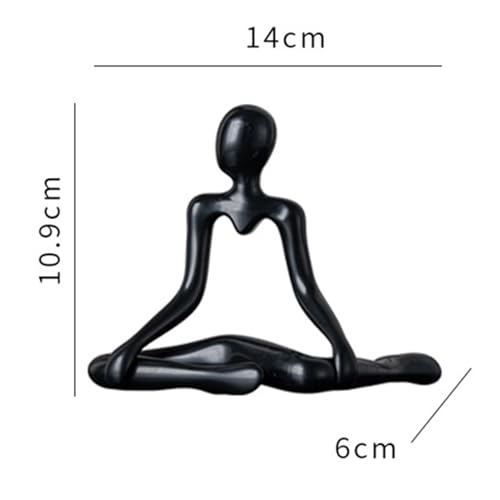 2X Artistic Reflection Statue, Abstract Home Decoration