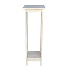 International Concepts Mission Plant Stand, 36-Inch High, Solid Parawood, Unfinished - size: 36 Inch