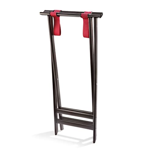 New Star 20038 Mahogany Finish Solid Birchwood Tray Stand, 38-Inch, Brown - size: Mahogany Finish (38-Inch)