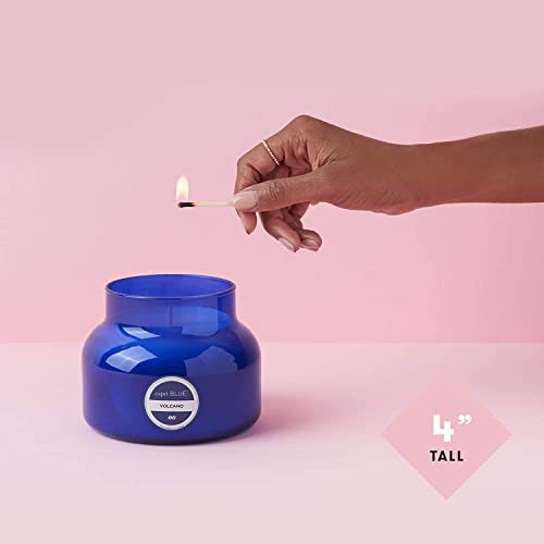 Capri Blue Volcano Scented Candles - Luxury Glass Jar Candles for Home Scented with Tropical Fruit & Sugared Citrus - Soy Wax Blend - Blue Color (19 oz) - color: Blue, size: 19 oz