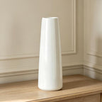 12 Inch White Vase Ceramic Flower Vase, Tall Vases for Pampas Grass, Home Decor, Modern Textured Vases for Living Room Decorations,Table Centerpieces,Shelf,Farmhouse Small Ceramic Vase - style: Shape 12