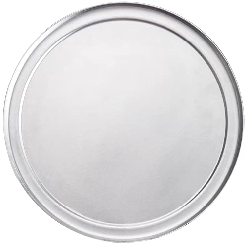 American Metalcraft TP Series Wide Rim Pizza Pan TP17 – 18-Gauge Aluminum Commercial Pizza Pan, Medium 17″ OD 15″ ID - size: 17 inches