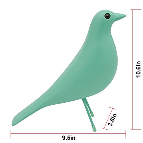 Mid-Century Home Decor House Bird - Office Decor Desk Dove Ornament Arts Gift - color: Blue