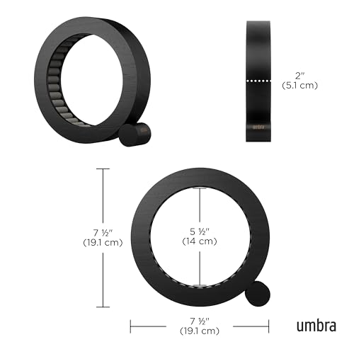 Umbra Ferris Jewelry Organizer Ring Holder, Storage Solution, Black - color: Black