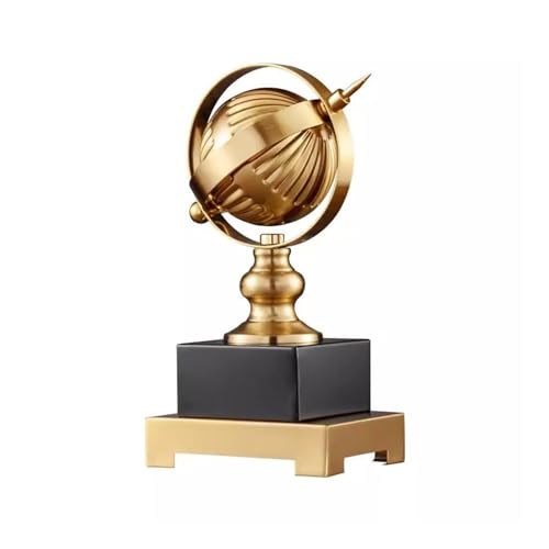 Statue Decorations Luxury Metal Globe Ornament Decorations Entrance Study Modern Creative Office Crafts Living Room Furnishings Home Decor Object(S) - size: Small