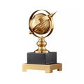 Statue Decorations Luxury Metal Globe Ornament Decorations Entrance Study Modern Creative Office Crafts Living Room Furnishings Home Decor Object(S) - size: Small