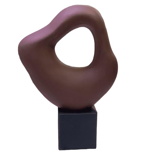 Modern Home Decor, Decorative Abstract Sculpture, Hand Painted Statue Decor, Modern Sculpture for Office Decor, Minimalist Statue, Modern Stoneware Statue (Object-15) - color: Object-15