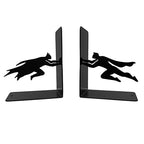 Superheros Decorative Bookends, Book Stopper, Metal Bookends, Book end Holders Book Stopper for Heavy Books Home/Office Decor/Shelves, Children Room Décor (Weight 2.5 Pound/Pair)