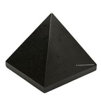 Amazing Gemstone Black Tourmaline Pyramid Crystal Healing Stones - 2" Great Pyramid Figurine of Natural Stone Pyramid for Meditation, Reiki, Chakra Balancing and Crystal Pyramids Grid - color: Black Tourmaline
