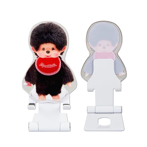 Sonix x Monchhichi Character Phone Stand | Adjustable Cell Phone Holder, Desk Stand, Dock | Monchhichi Boy - color: Monchhichi Boy