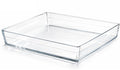 Ums 4.6-Qt (14'' x 10'' x 2.3'') Glass Baking Dishes for Oven, Borosilicate Glass Casserole Dish, Casserole Dishes for Oven, Microwave and Dishwasher Safe Clear Bakeware - size: 4.6 QT