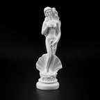 Birth of Venus Sculpture, 7.6 Inches Resin White Greek Roman Goddess Aphrodite Art Figurine Sculpture for Home/Office Decor,Valentine's Day Gift (Birth of Venus Sculpture) - style: Birth of Venus Sculpture