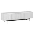 Henn&Hart Whitman, 70'' Rectangular TV Stand, White - color: White, size: 70'' Rectangular TV Stand