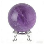 10pcs Large Crystal Ball Display Stand Silver Sphere Holder for 40-100mm Sphere - Metal Tripod Base for Crystals, Rock,Balls - color: Silver_Large-10pcs
