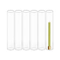 CYS EXCEL 6 PCS (H:14" D:2.5") Glass Hurricane Candleholder Tubes | Open-Ended Bottomless Cylinder, Chimney Tube for Taper Candles and Candlesticks - size: 2.5" wide x 14" tall