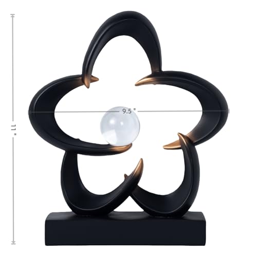 Abstract Sculpture Art Home Decor Accents Modern Decorative Objects for Living Room Shelf Coffee Table TV Stand Cabinet Office Decor Accents (Black A) - color: Black a