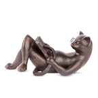 Young's Resin Cat Reading Figurine, 13.25-Inch (10616) - style: Reading