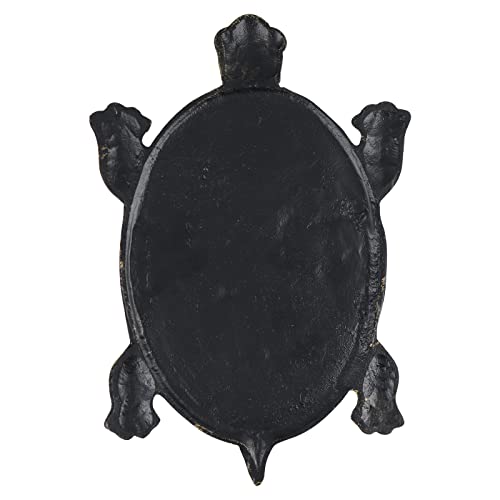 MDLUU Turtle Stepping Stone, Cast Iron Flagstone, Decorative Tortoise Stepping Stone for Garden Walkway, Flower Bed (Bronze) - size: Turtle(12.9" x 8.6")Bronze