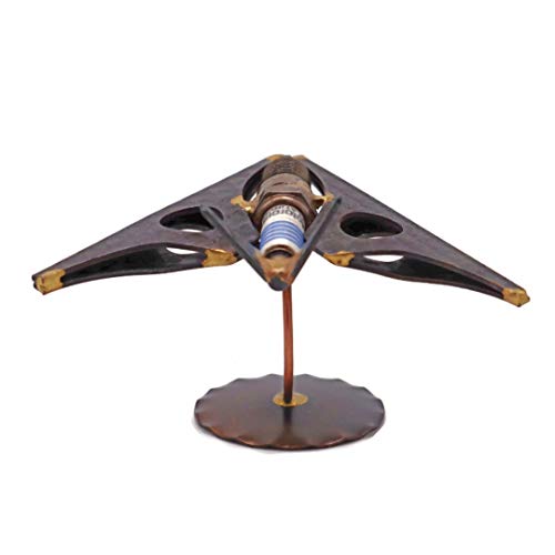 Stealth Plane (F-117) Collectible Handmade Metal Art Figurine, Desk Accessories, Trophy, Boss Gift, Home Office Décor, Aircraft - style: Stealth Plane (F-117)