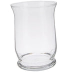 Wisechoice Elegant Large Clear Hurricane Glass Candle Holder for Pillar-Style Candles | Home or Special Occasions Display, 5.50 Inch Diameter x 8 Inch H