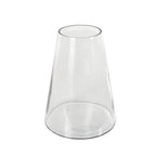 Deco 79 Glass Decorative Vase Cone Shaped Centerpiece Vase, Flower Vase for Home Decoration 9" x 9" x 12", Clear - size: 9" x 9" x 12"