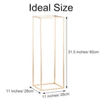 Gold Flower Stand for Table: 31.5” Tall Centerpiece Stand for Wedding Table Reception Floral Center Pieces with Home Decoration Party Event 2 PCS - size: 31.5 INCH-2PCS