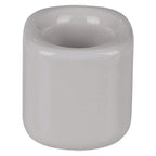 Mega Candles 5 pcs Gray 1/2 Inch Diameter Ceramic Chime Ritual Spell Candle Holders, Great for Casting Chimes, Meditation, Rituals, Spells, Vigil, Witchcraft, Wiccan Supplies - color: Gray, size: 5 Pieces