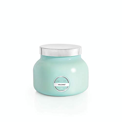 Capri Blue Volcano Scented Candles - Luxury Glass Jar Candles for Home Scented with Tropical Fruit & Sugared Citrus - Soy Wax Blend - Capri Blue Volcano - Aqua Color (19 oz) - color: Aqua, size: 19 oz