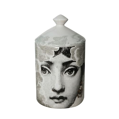 Ceramic Candle Jar Home Fireplace Kitchen Dining Decor Candle Holder (H3) - color: H3