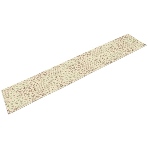 Floral Table Runner, Watercolor Rose Flower Kitchen Table Decoration Vintage Spring Home Tablecloth for Birthday Party Picnic Decoration 13x36 Inch 1PCS - color: Flower-11, size: W13x36L