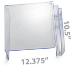 Officemate Telephone Stand, Laptop Stand, Clear Plastic Computer Riser, Laptops Elevator for Desk, Clear (21524)