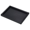 PATIKIL Wood Serving Tray 10x7 Inch Outer Base, Rectangular Decorative Platter for Home Decor Kitchen Table Candle Holder, Black - size: 10x7 Inch