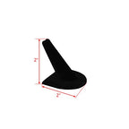 MOOCA 6 Pcs Set Finger Ring Stand Jewelry Display Holder Showcase Velvet Ring Storage Drawer Jewelry Stands for Shows, Black Velvet - color: Black Velvet