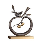 Statue Decorations Light Luxury High-end Copper Ornaments Home Foyer Decorations High-end Office Ornaments Home Decor Object